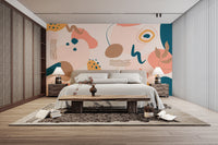 Contemporary Abstract Painting Wallpaper
