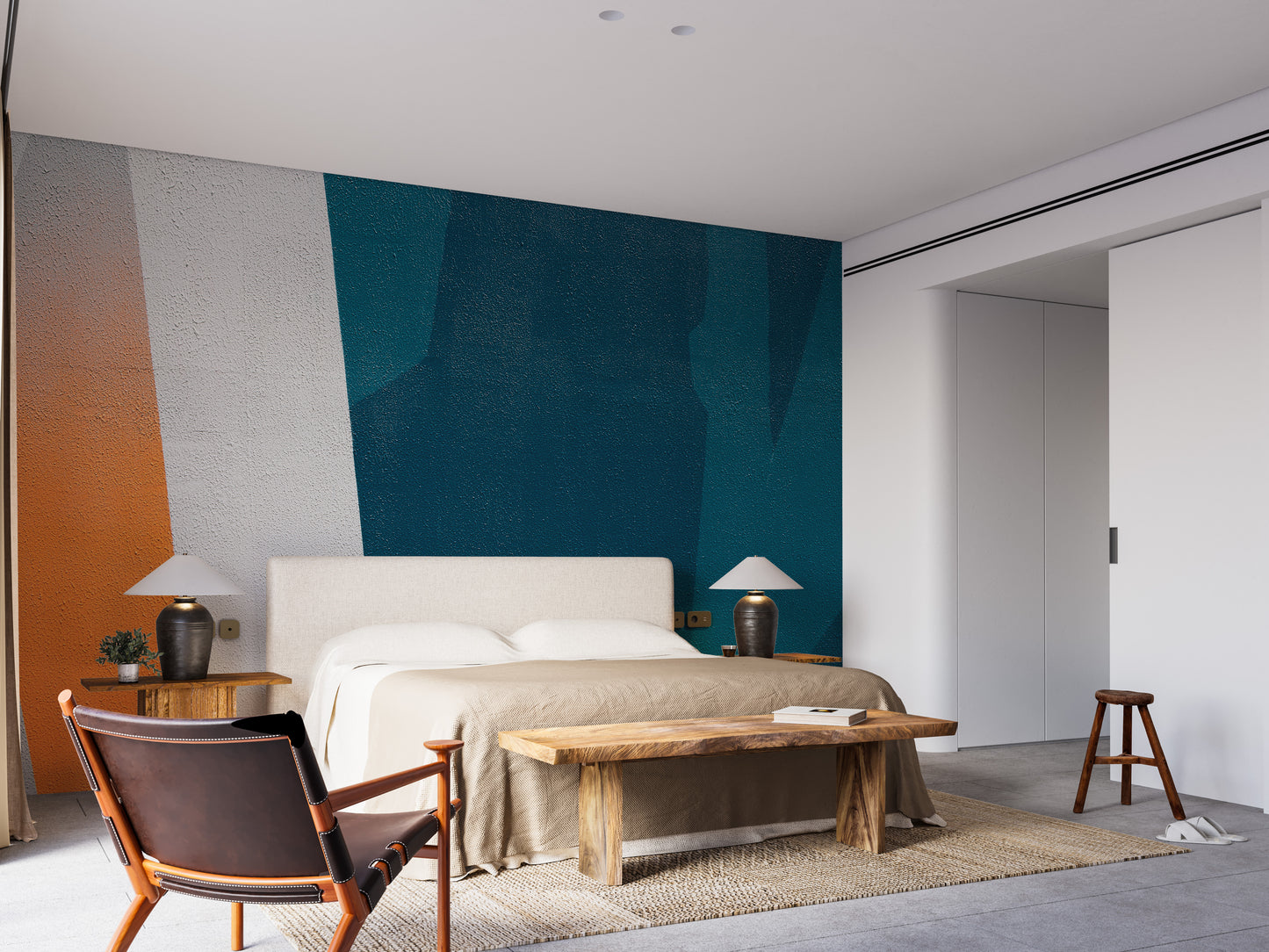 Colorful Concrete Wall Texture Wallpaper - Giffywalls