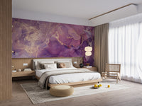 Vibrant marble design mural with a modern abstract touch.

