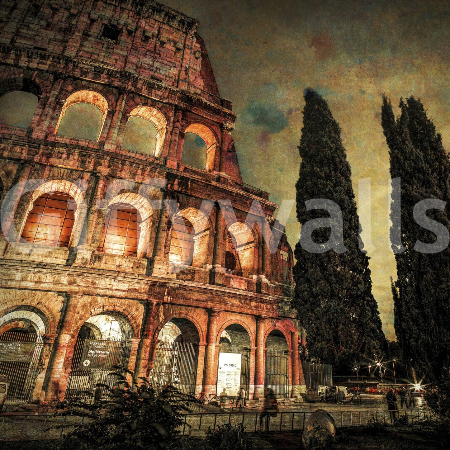 Rome's Iconic Monument Wall Mural