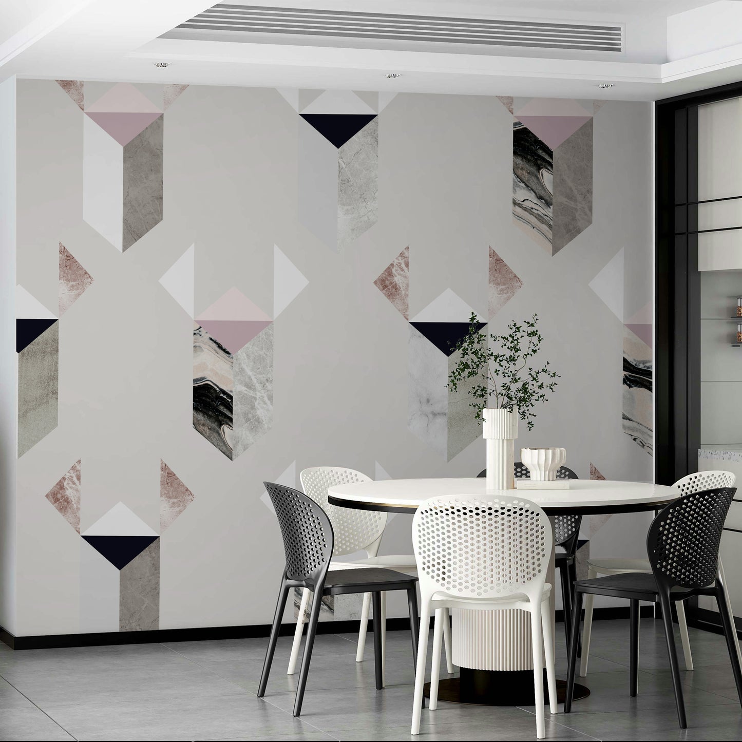 Concrete texture wall mural design


