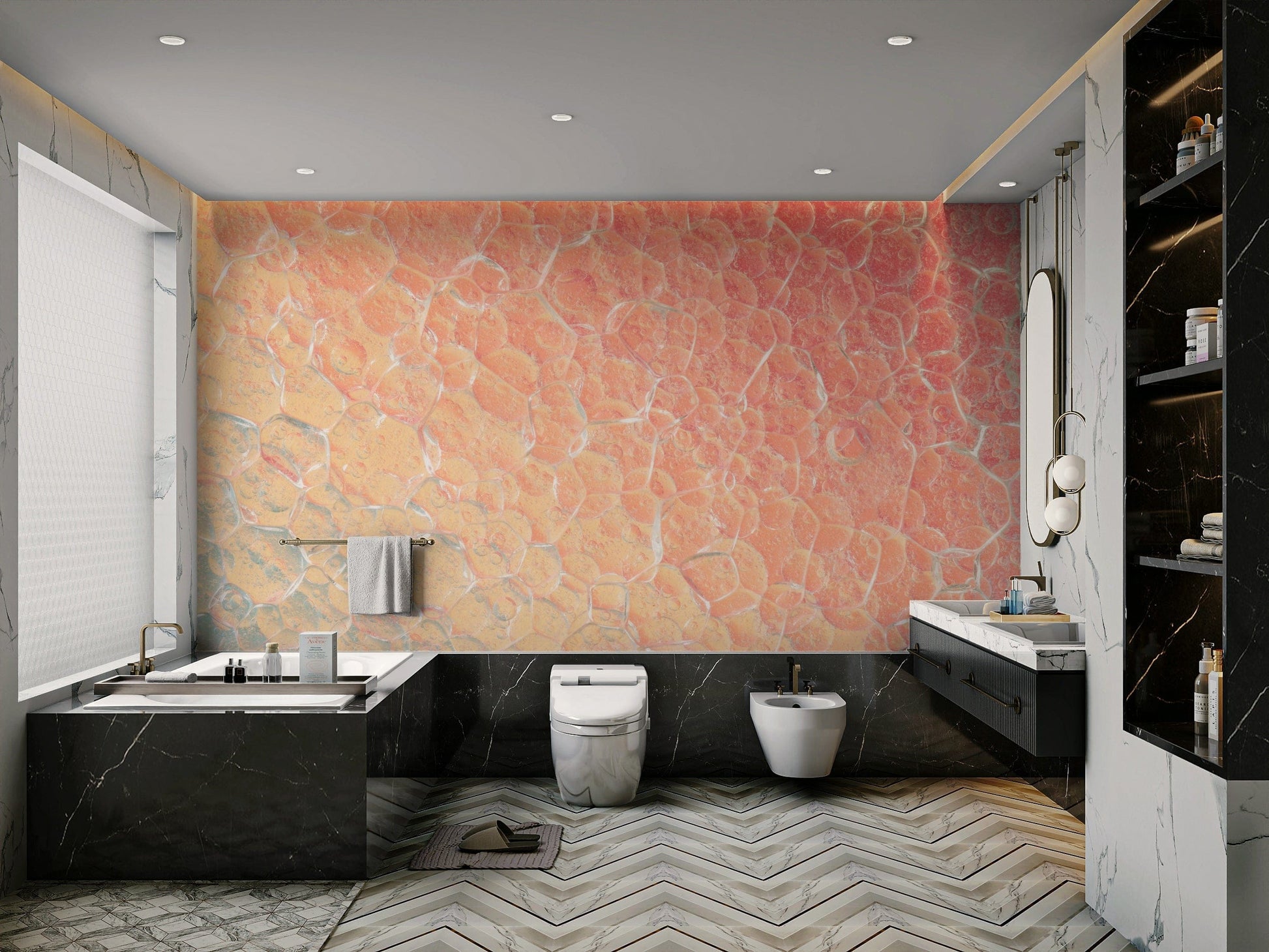Ethereal Cells soothing wall covering