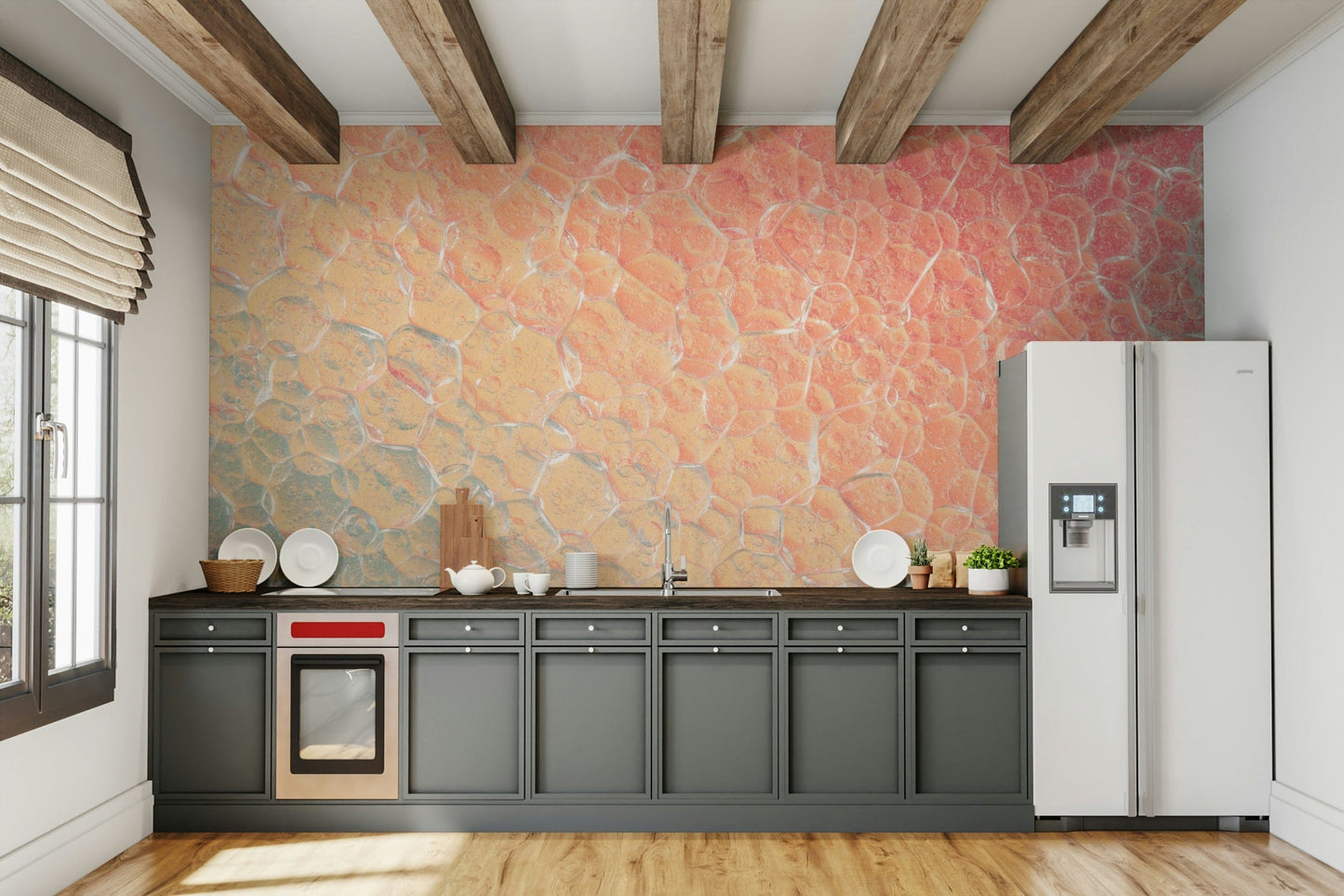 Ethereal Cells modern wallpaper for walls