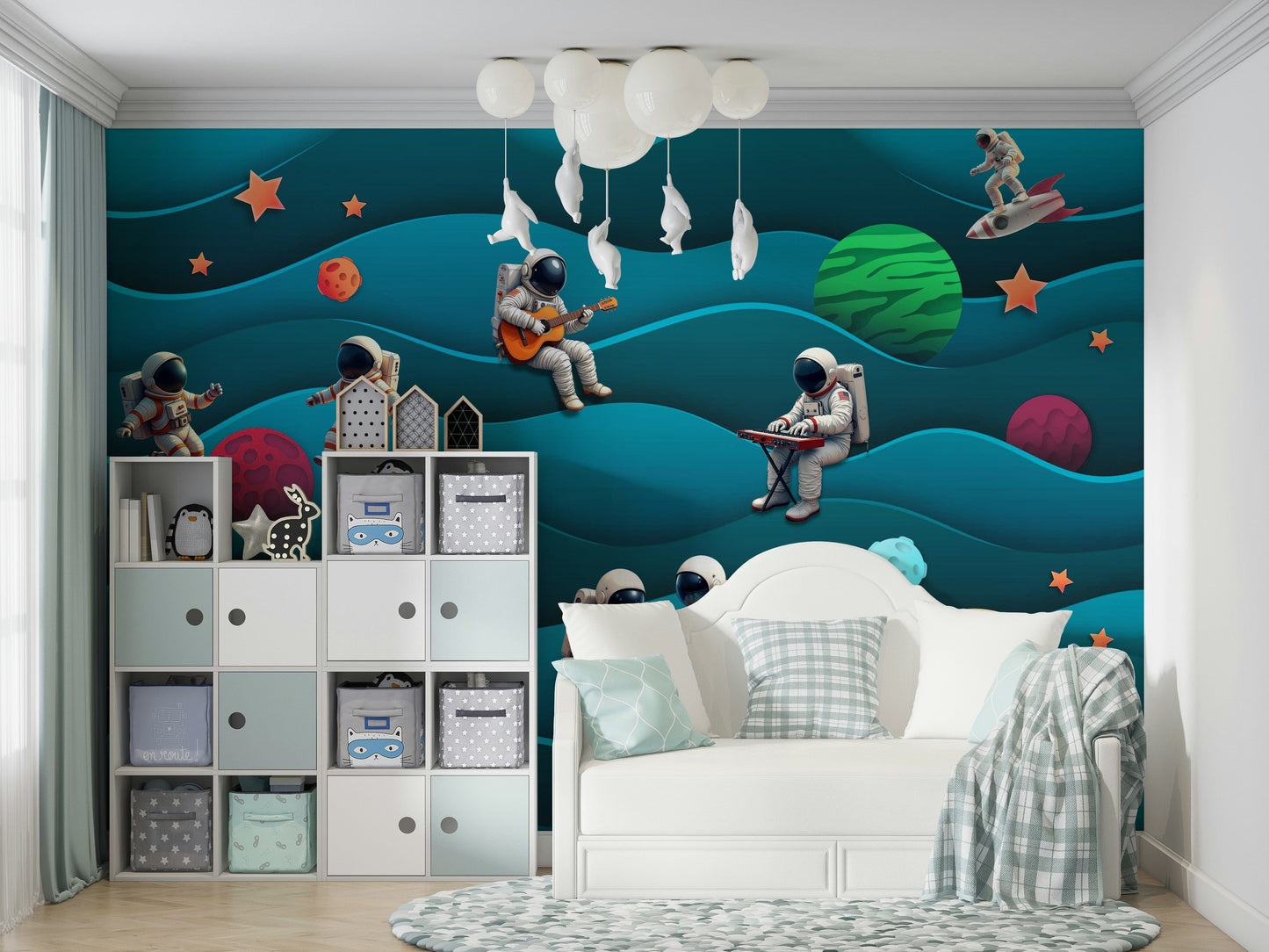 The design has a beautiful, artistic aesthetic.

