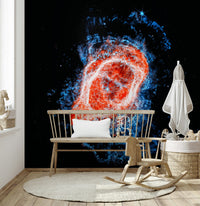 Cosmic Bloom Wall Mural