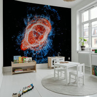 Cosmic Bloom Wall Mural
