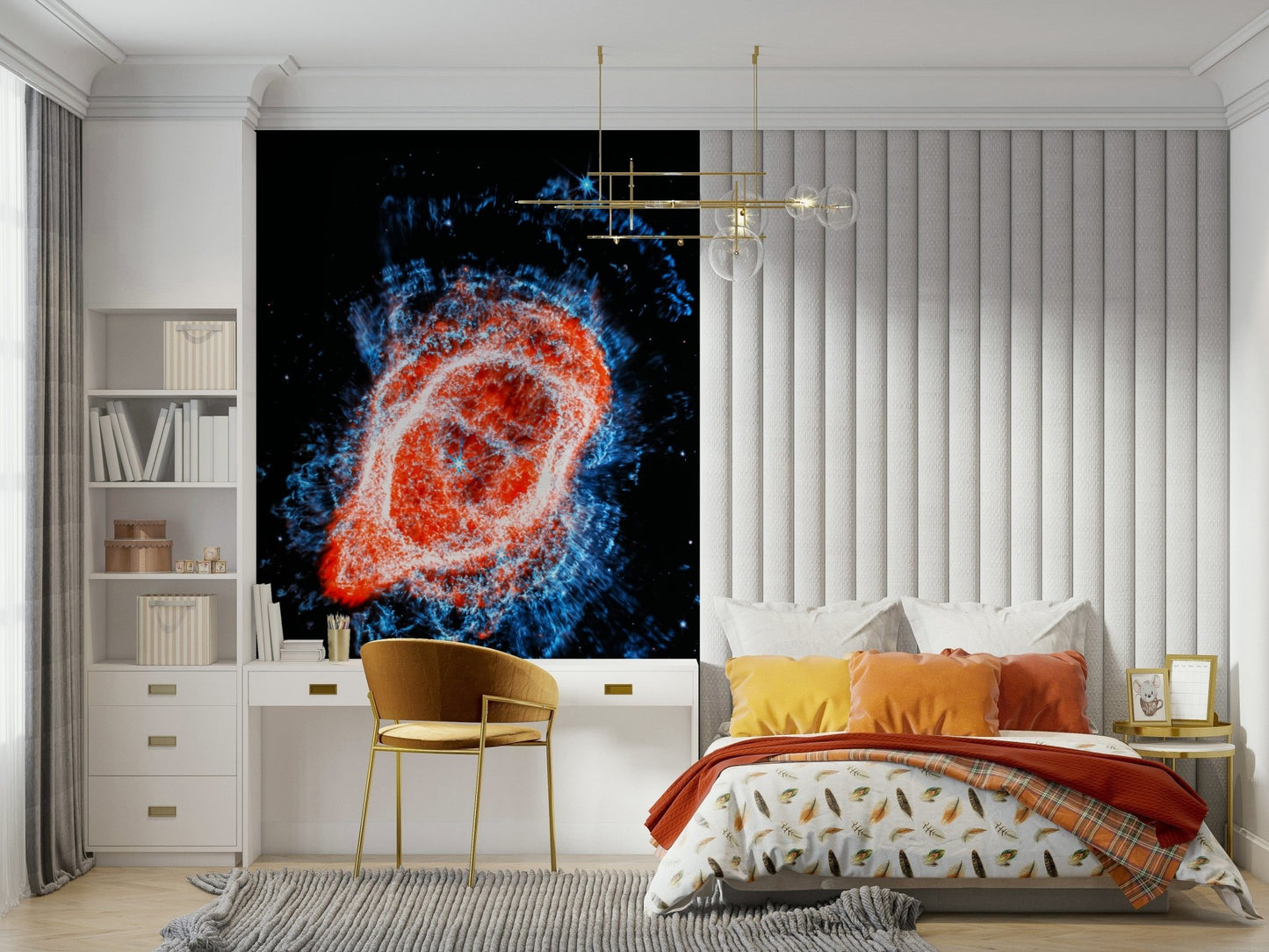 Cosmic Bloom Wall Mural