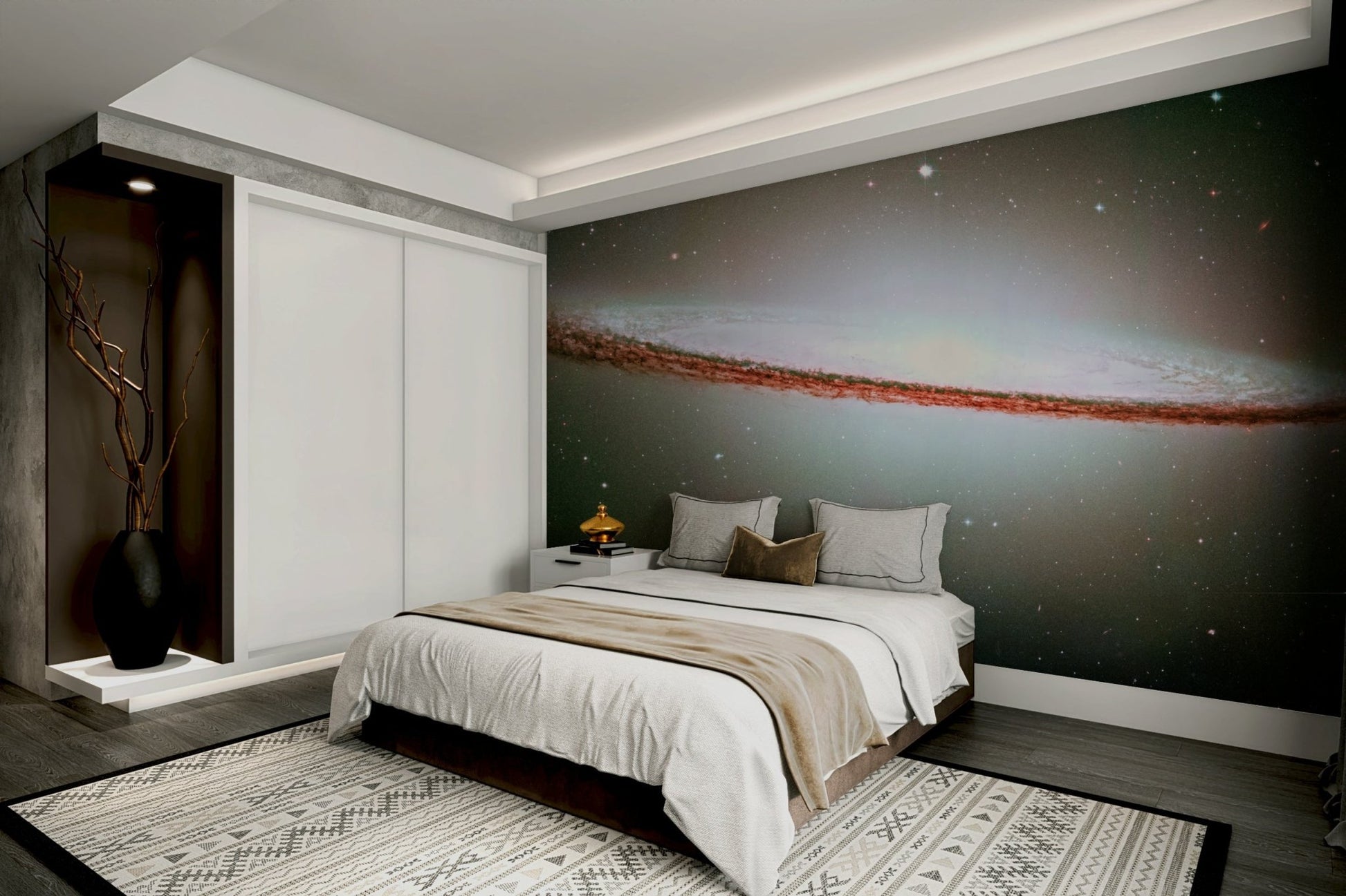 The style is artistic and modern.

