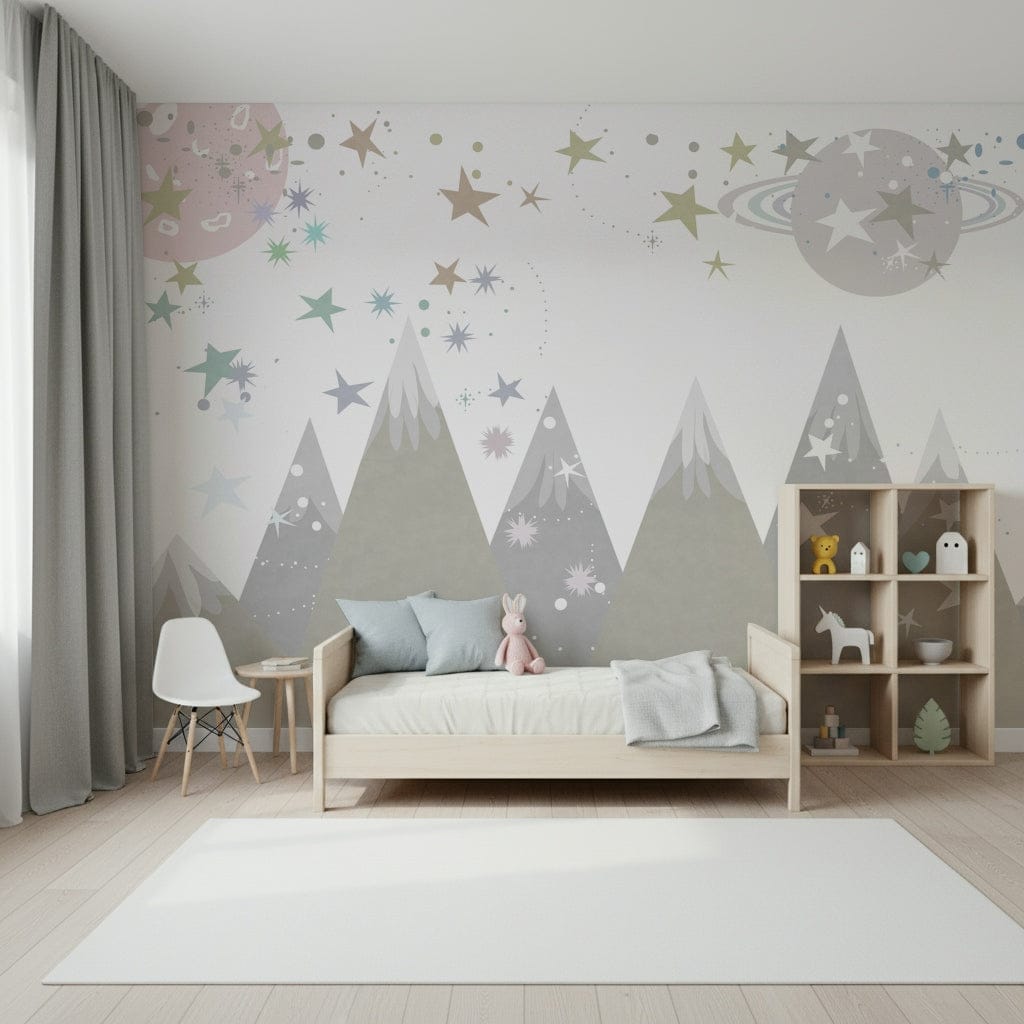 Cosmic Peaks Wall Mural -2719922