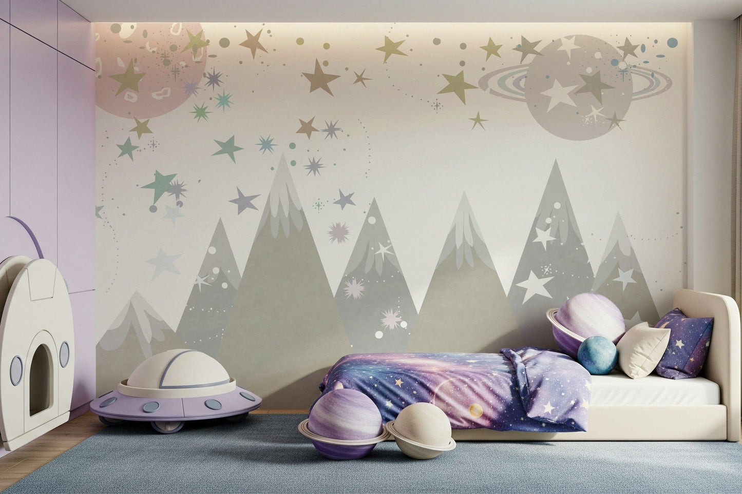Cosmic Peaks Wall Mural -2719922