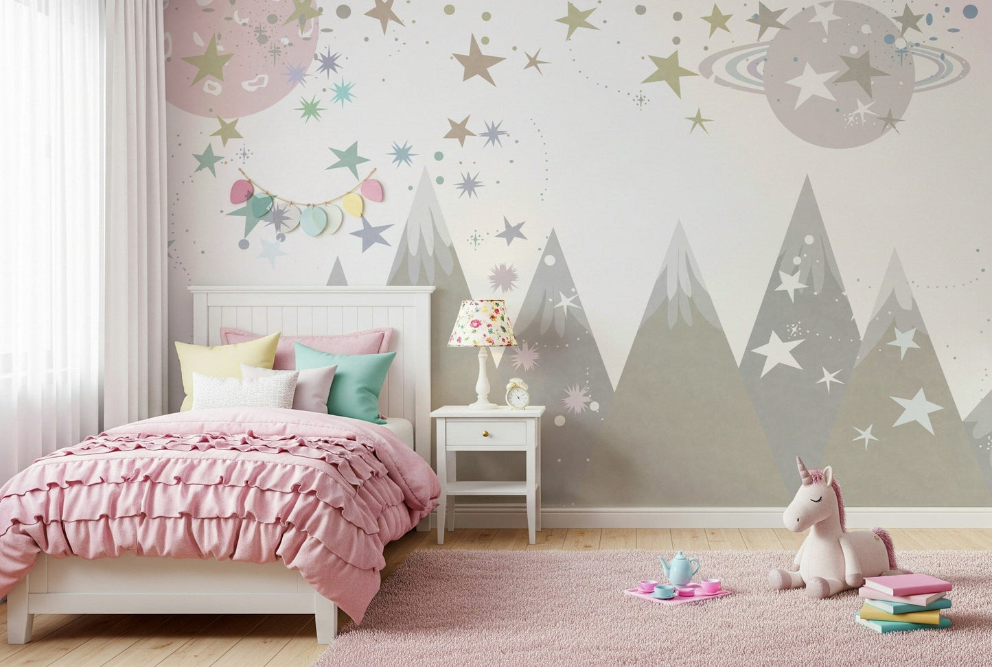 Cosmic Peaks Wall Mural -2719922