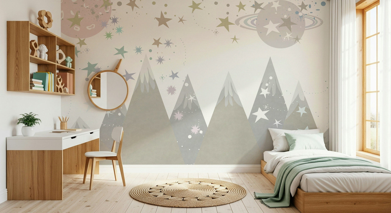 Cosmic Peaks Wall Mural -2719922