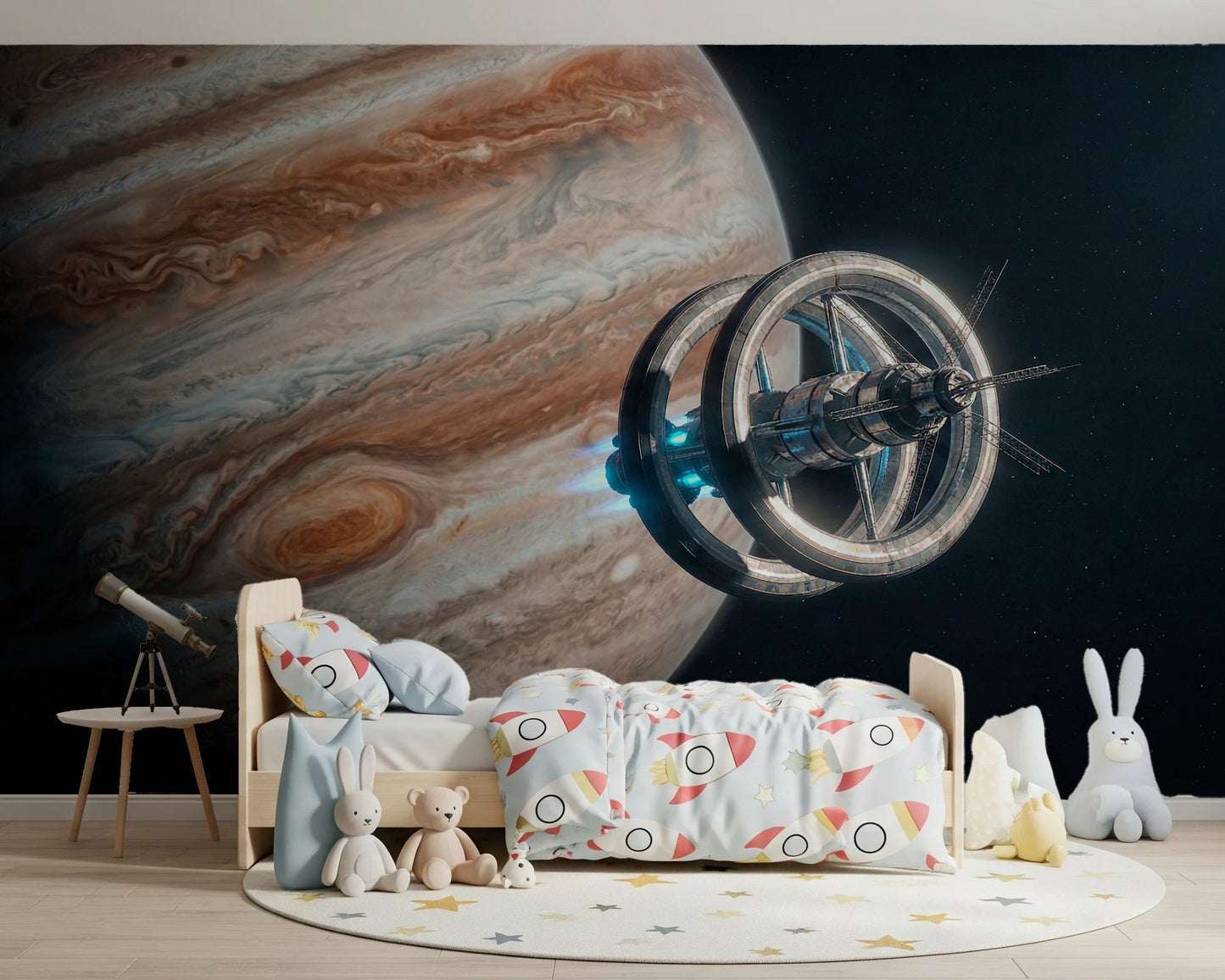 Cosmic Station Wall Mural