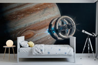 Cosmic Station Wall Mural