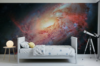 Urban Cosmic Swirl wallpaper capturing gritty celestial vibes.