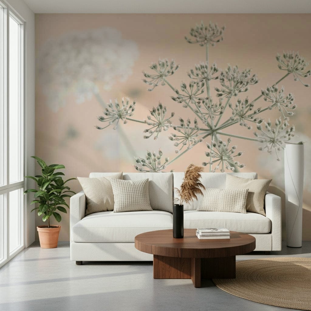 Chic Cow Parsley close-up, attractive natural element adding depth.