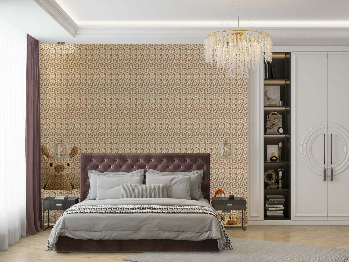 Cozy Cream Lotus Flowers