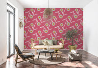 Cozy Scandi Flower Rose Clay - Craft Botanical Wallpaper⁠