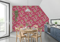 Cozy Scandi Flower Rose Clay - Craft Botanical Wallpaper⁠