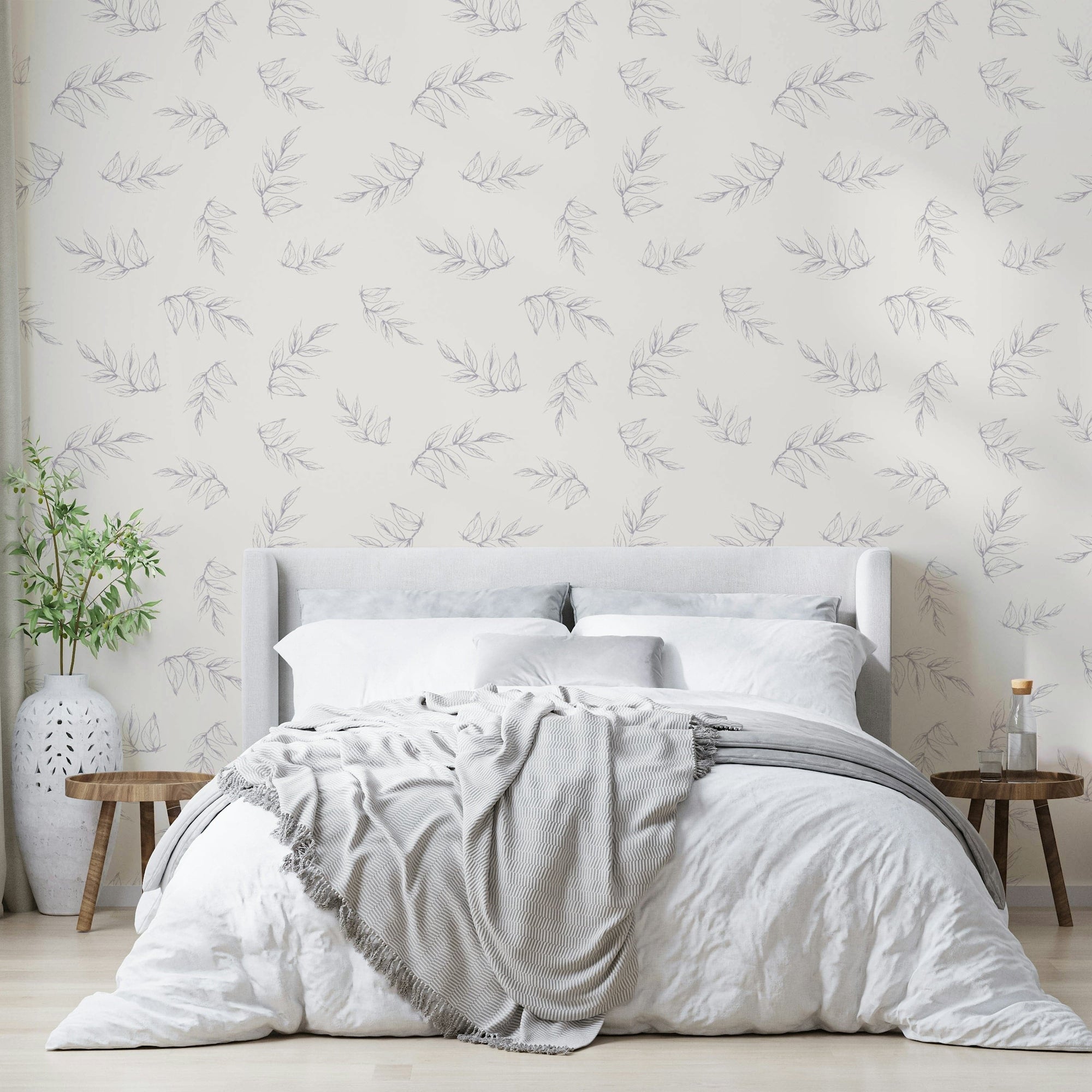 The mural is created for an entire wall, providing a unique backdrop.
