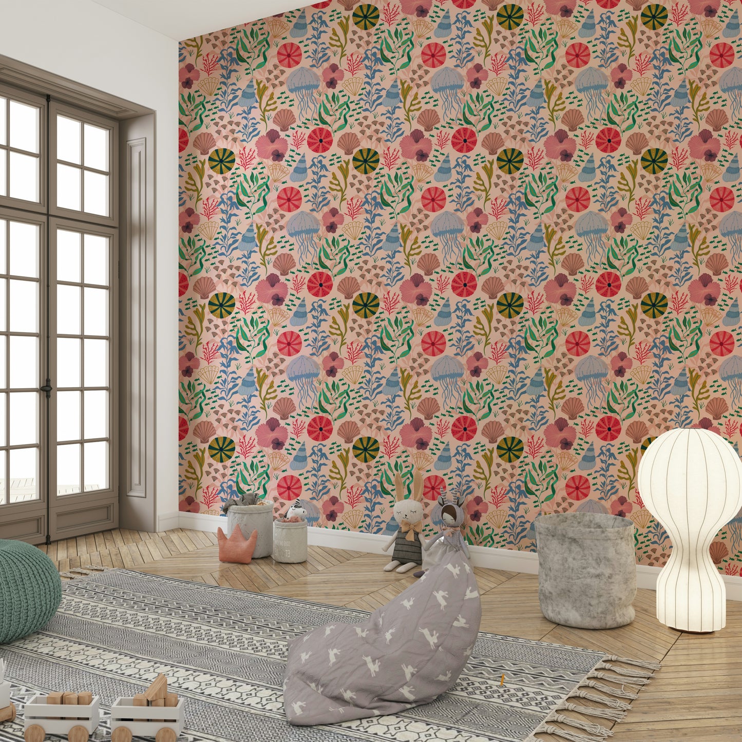 Ocean dreamscape design for peaceful wall decor

