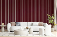 Crimson Stripes Wallpaper⁠