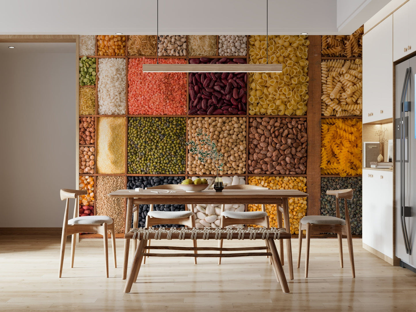 Delicious grains pattern for Culinary Canvas wallpaper for walls.