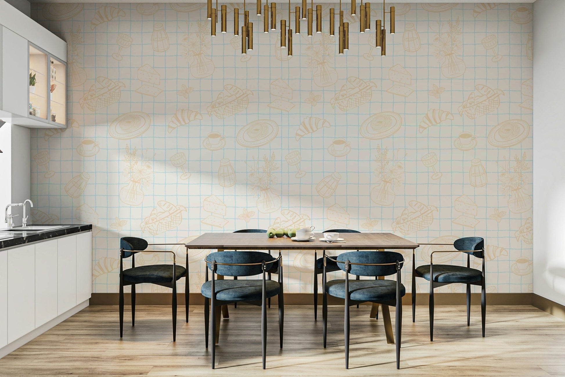 The design feels peaceful and artistic.

