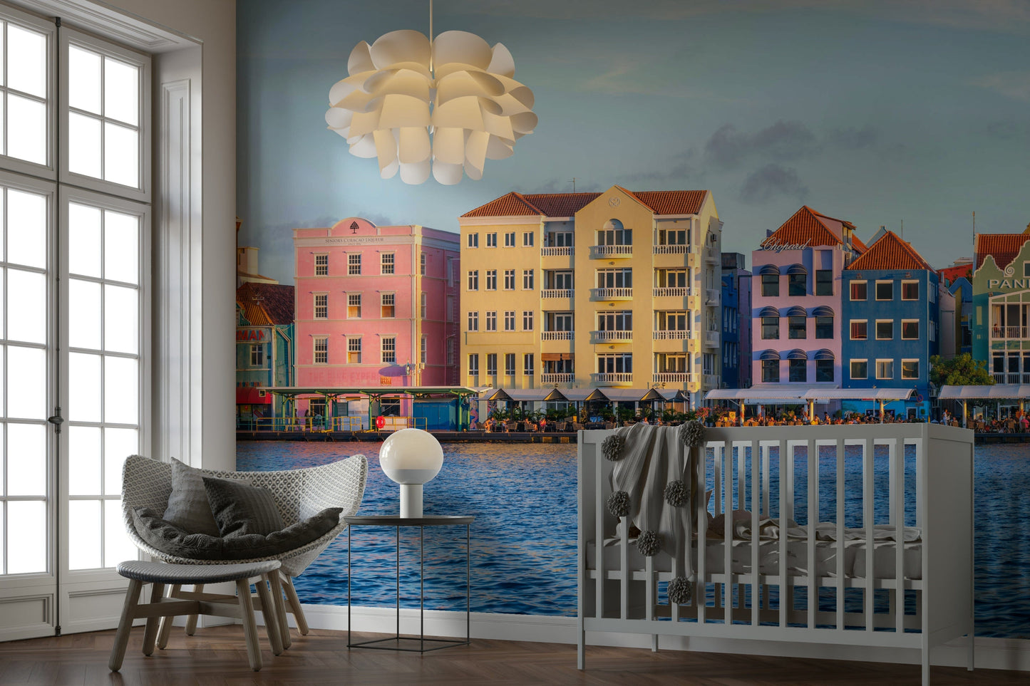 Willemstad Waterfront Wall Mural
