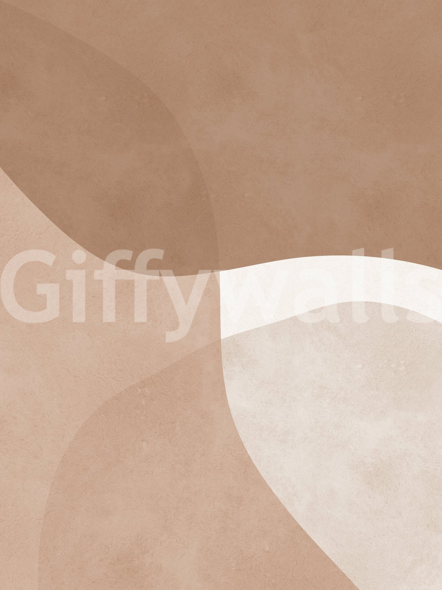 Curve Terracotta Wall Mural