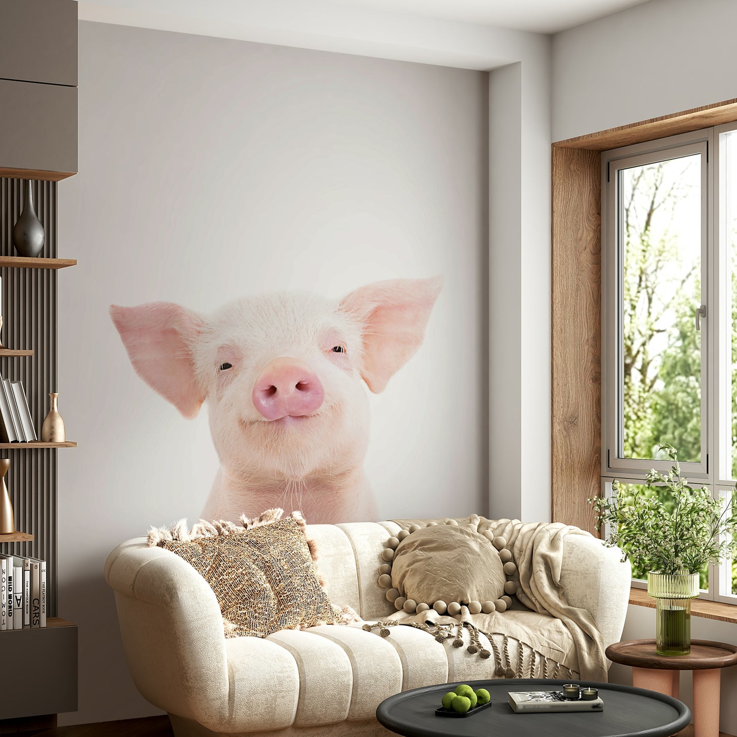 Baby Piglet Wall Mural
