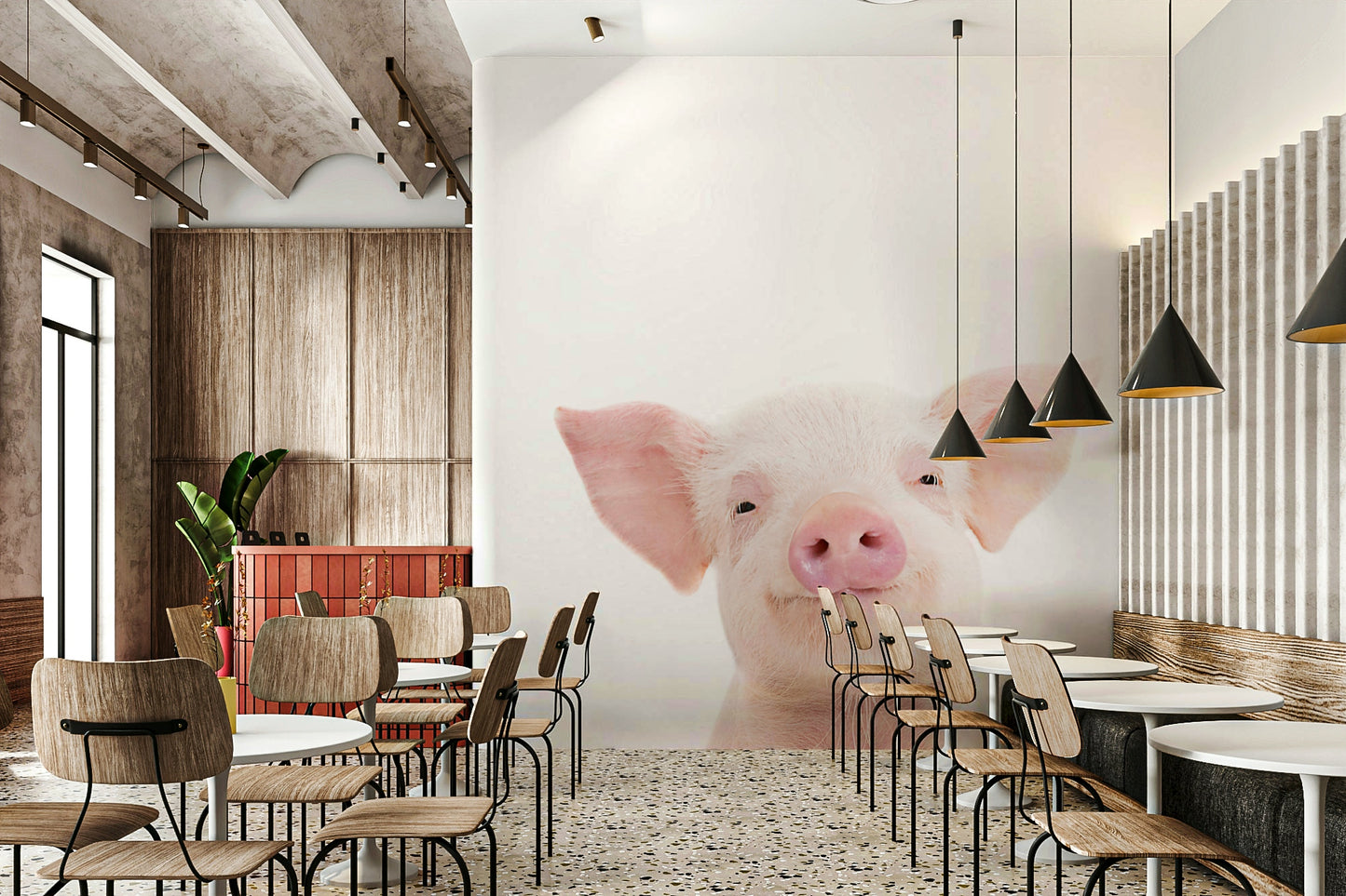 Baby Piglet Wall Mural