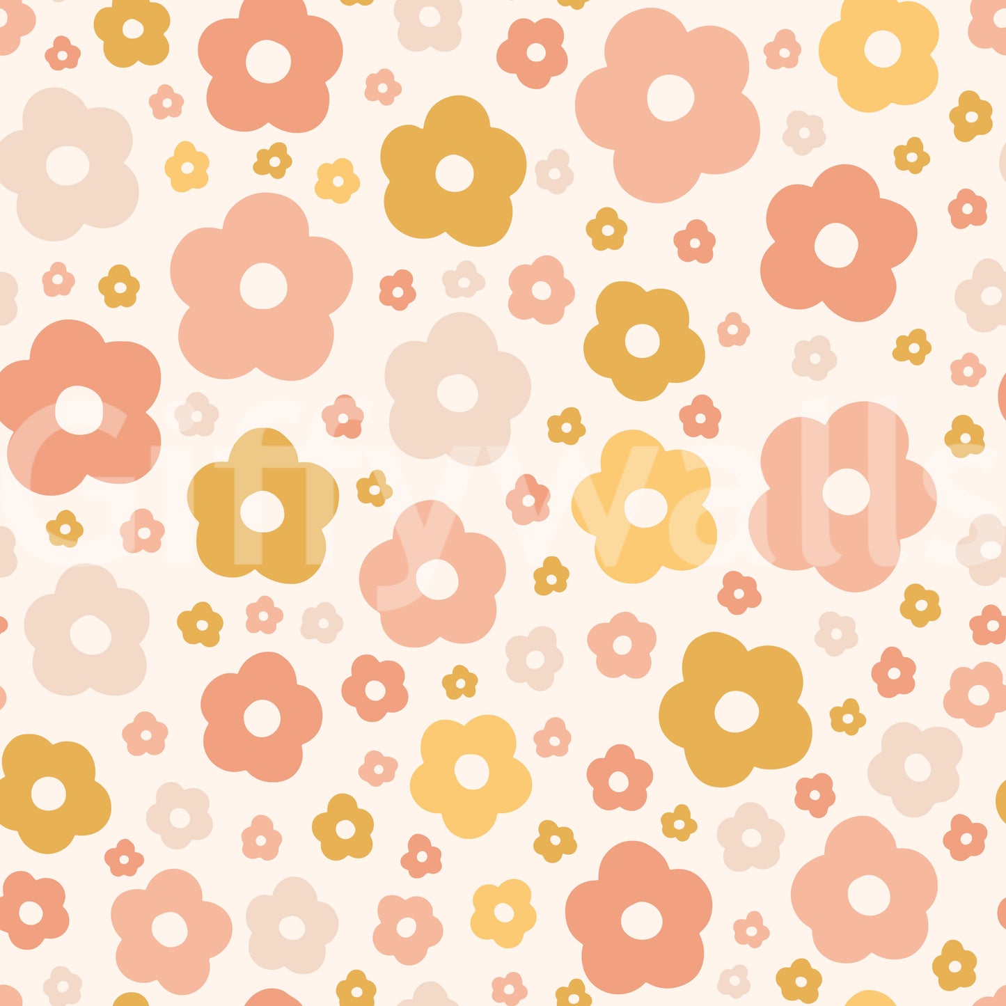 Cute Boho Daisies Wallpaper⁠