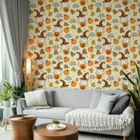 Kids Cute Halloween wall wallpaper