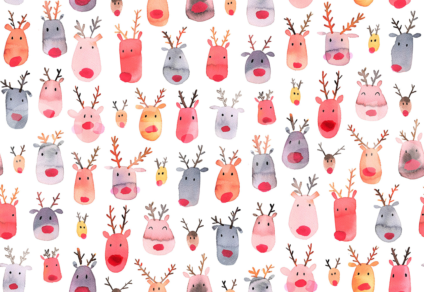 Cute Reindeers Kids Wallpaper⁠