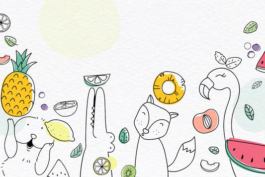 Fruity Kids Wallpaper Mural