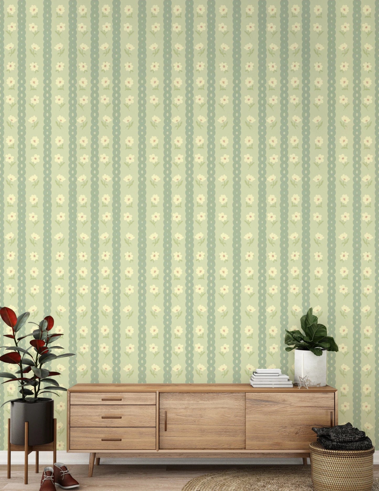 Daisy Chain Delight Wallpaper⁠