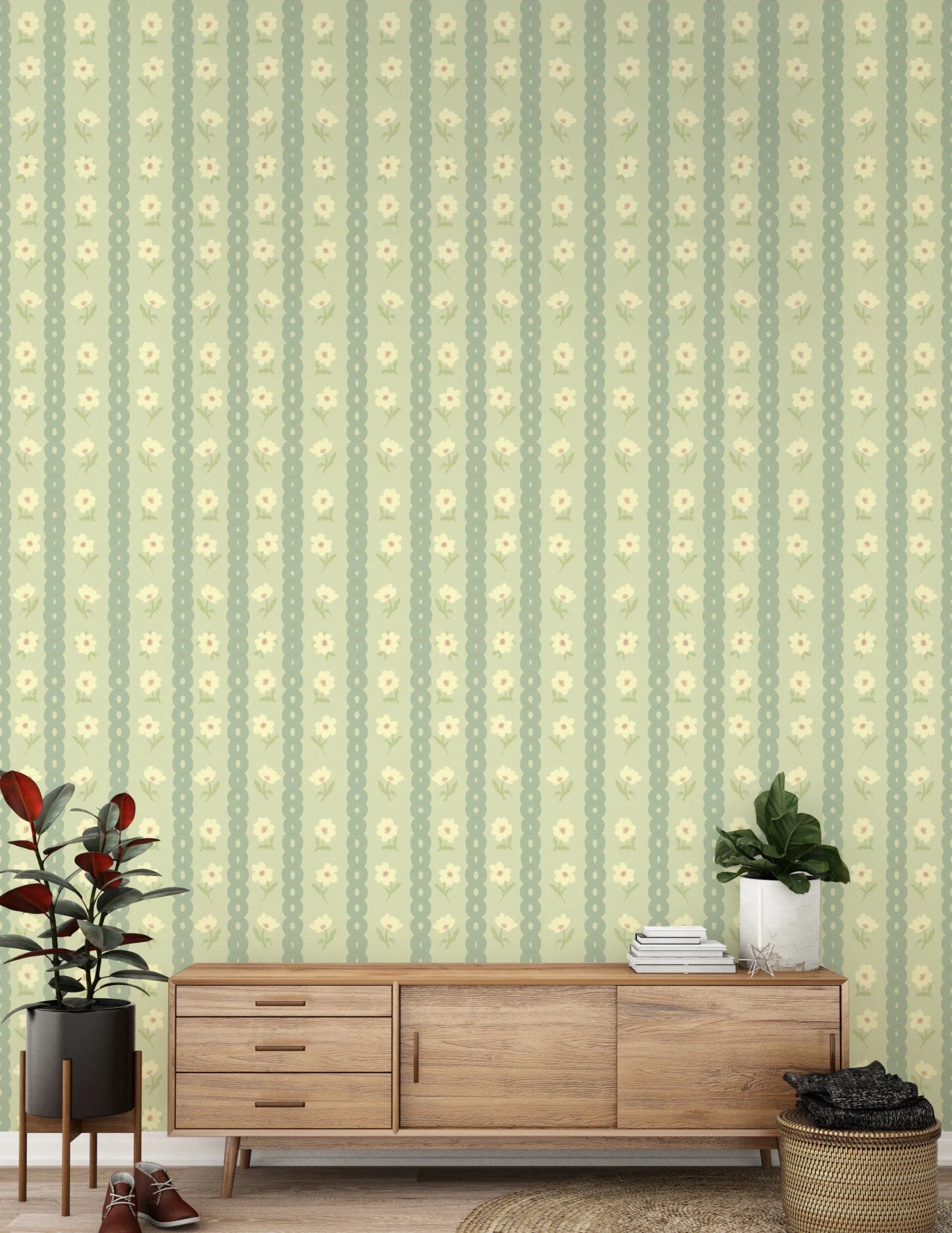 Daisy Chain Delight Wallpaper⁠