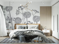 Dancing Wildflowers Wall Mural