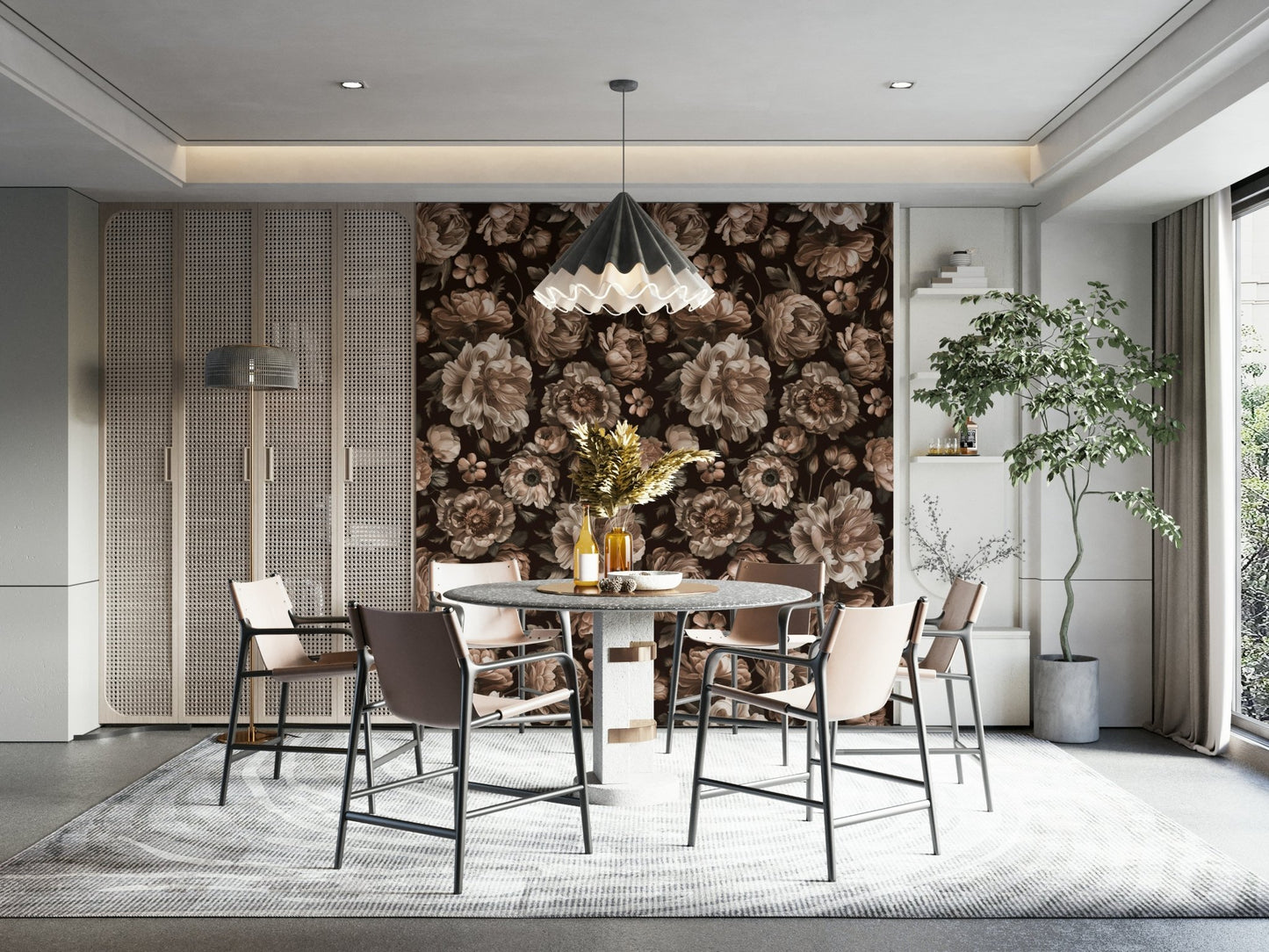 The design gives a feeling of high-end, timeless beauty.

