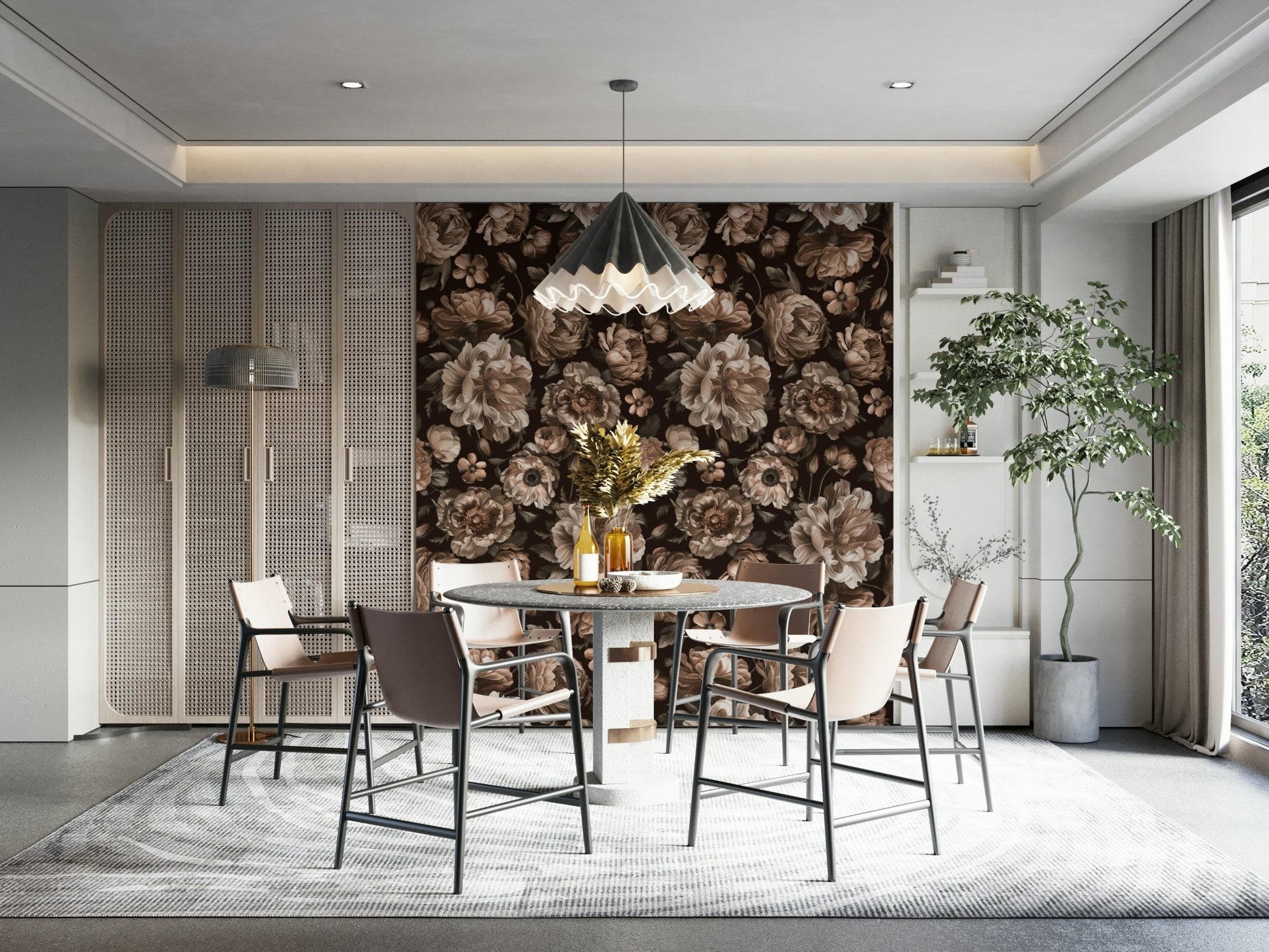 The design gives a feeling of high-end, timeless beauty.

