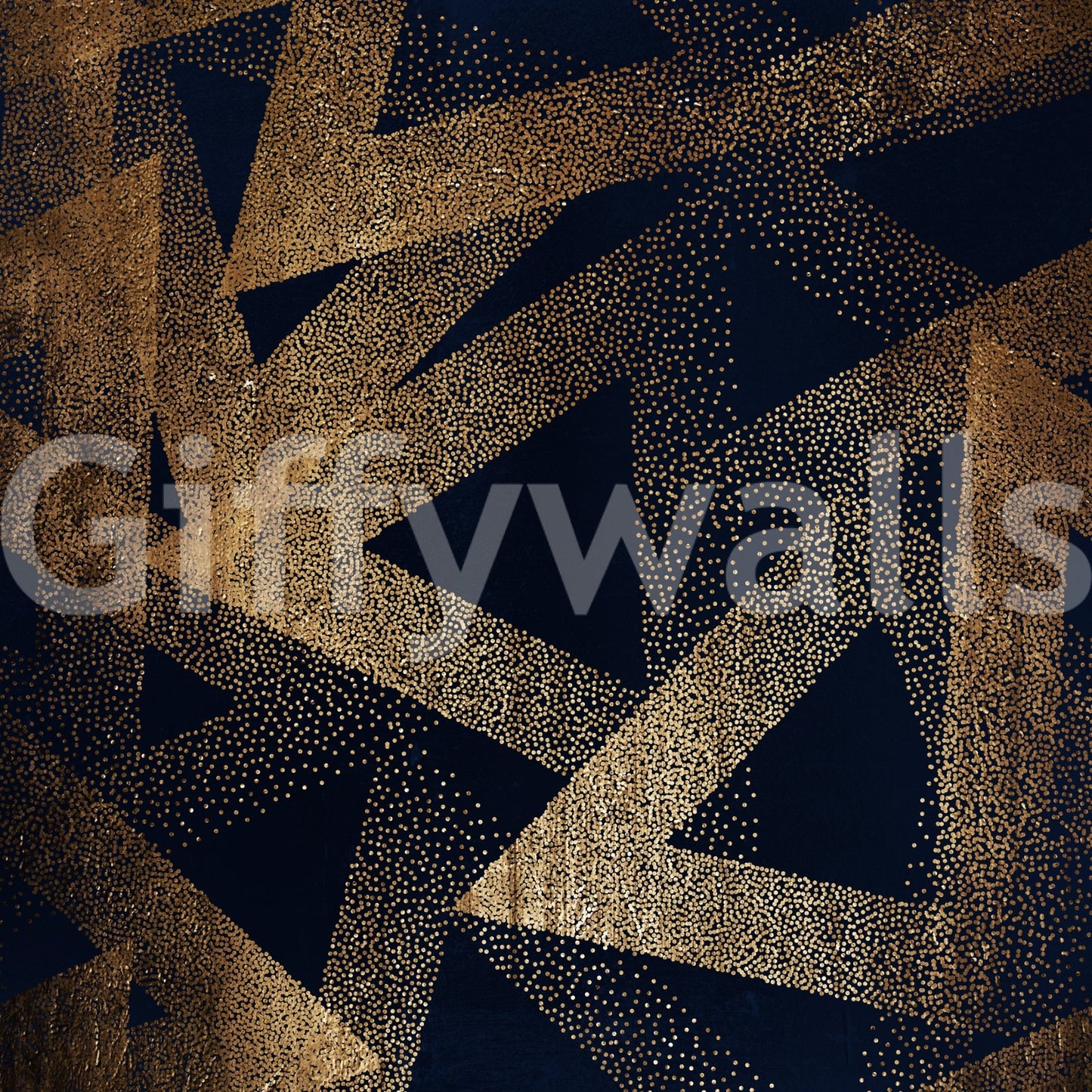 Powerful visual impact on a wall.

