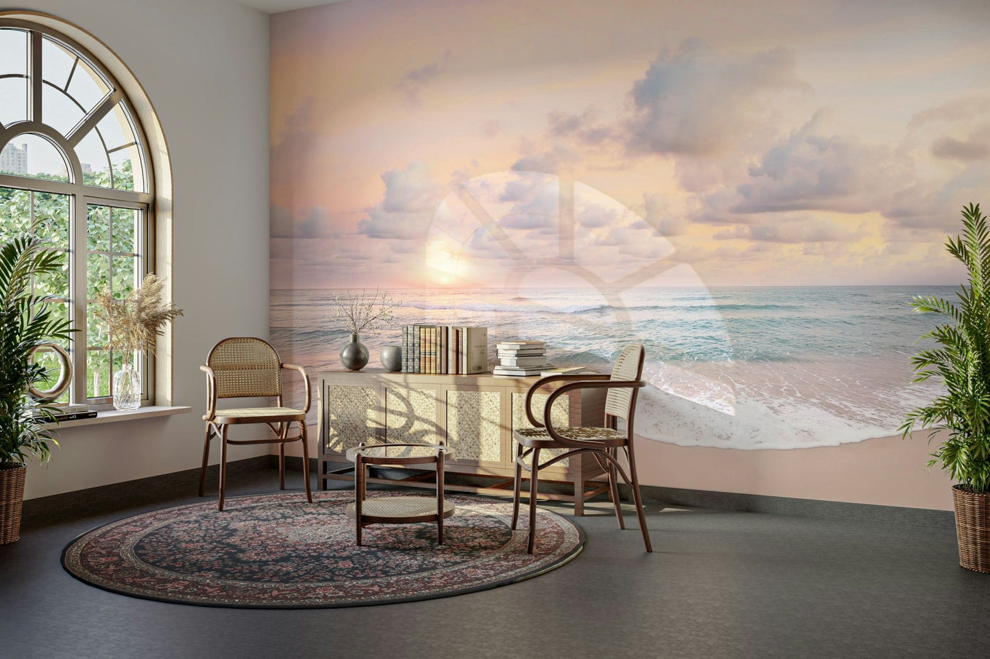 Calm dawn wallpaper for quiet spaces

