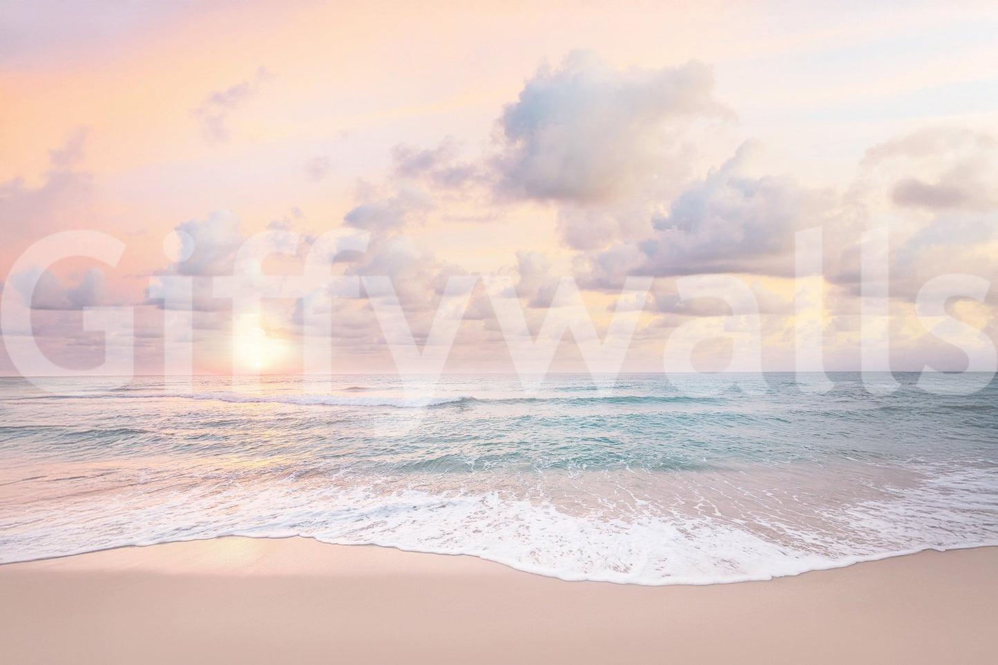 Tranquil morning wall mural wallpaper


