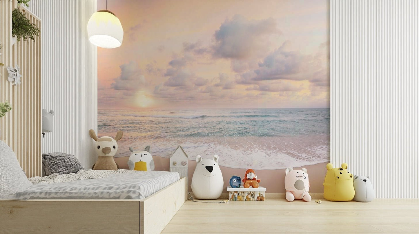 Dawn light mural for walls

