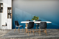 The wallpaper for walls being admired in a home.

