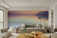 Soothing Dead Sea landscape mural for a relaxing atmosphere.

