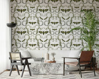 Death's - Head Hawkmoth Garden Wallpaper⁠
