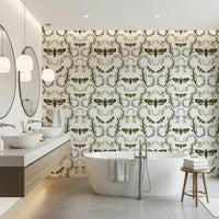 Death's - Head Hawkmoth Garden Wallpaper⁠