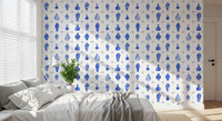 Delft Tile Blue & White Porcelain Wallpaper⁠
